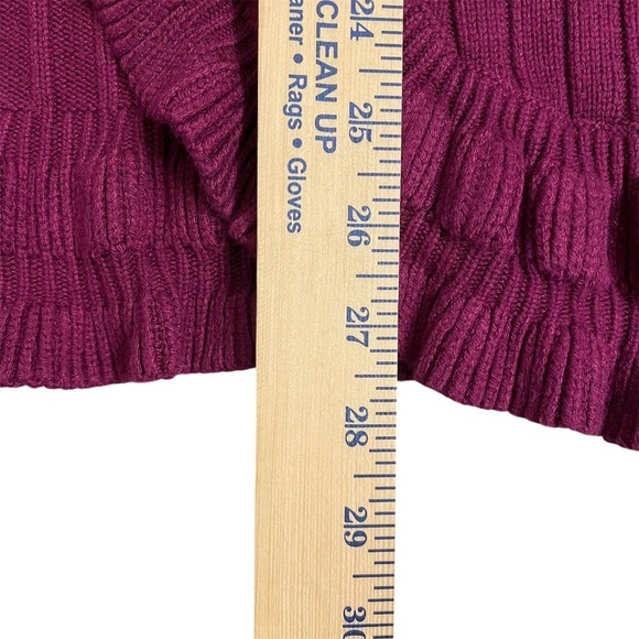 Matilda Jane Jax 435 Cardigan Sweater Ruffle Burgundy Tween-Kid Size 12 - Picture 10 of 11